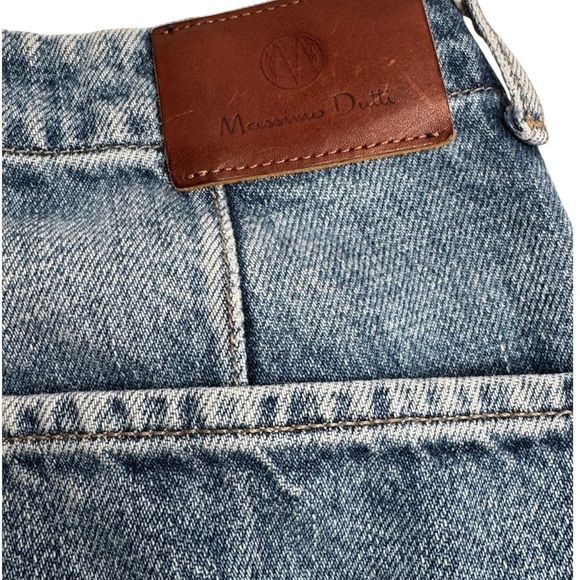 Massimo Dutti Jeans Womens‎ Light Wash Blue Denim Straight Leg Size 2 - Picture 8 of 15